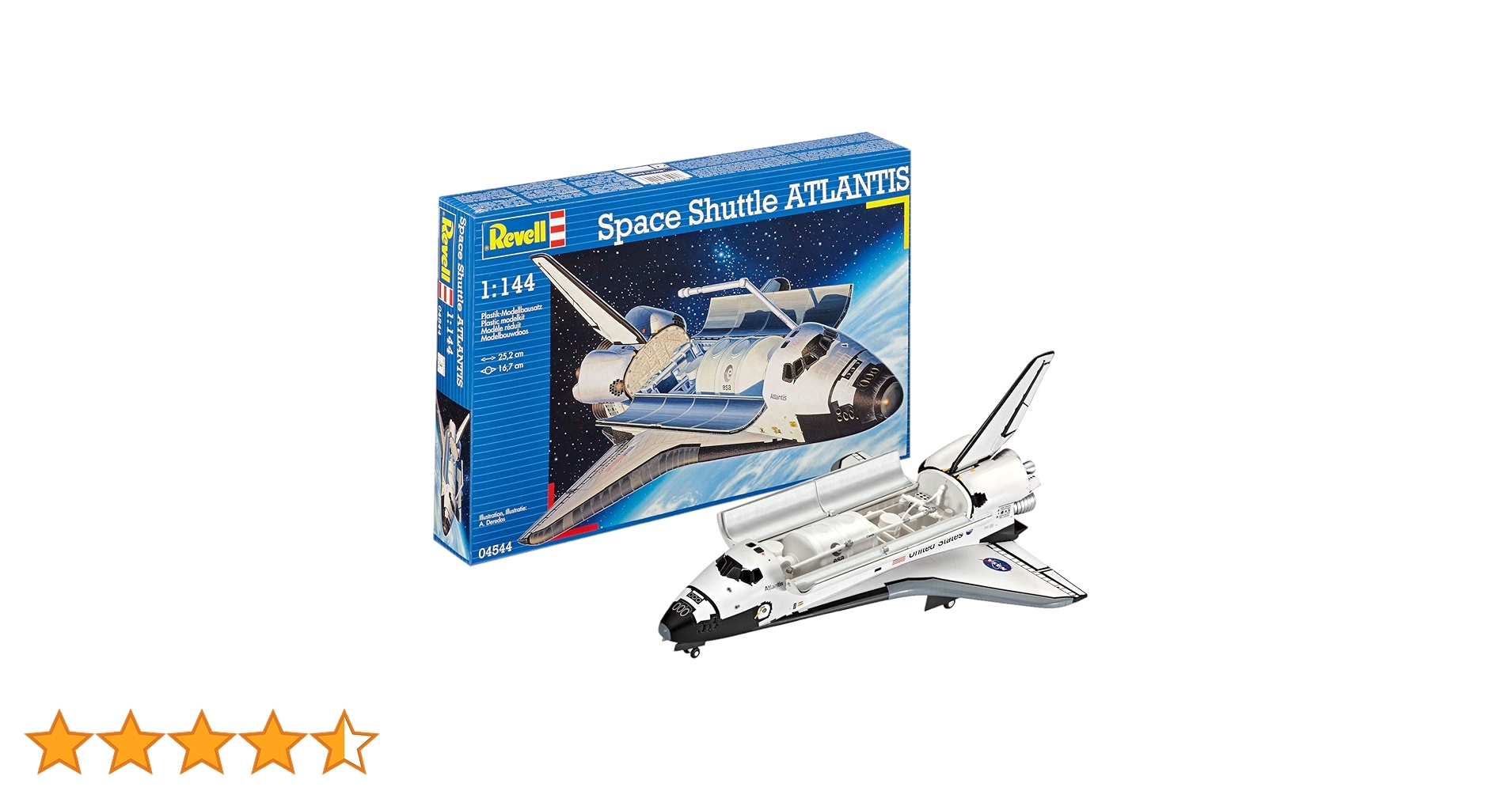 ドイツレベル 1/144 スペースシャトル アトランティス 04544 プラモデル rdzdsi3 ヨドバシ.com - ドイツレベル 1/144 04544 スペースシャトル